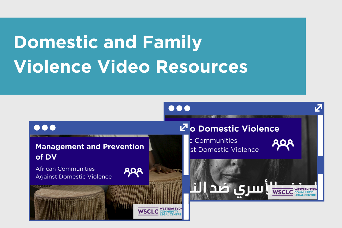Domestic And Family Violence Video Resources